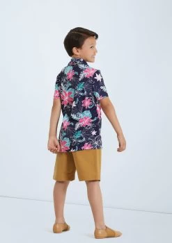 Weissman Boys Copacabana Shirt -Dance Costume Store 11866 navy 144591 51542.1678887219
