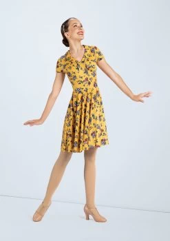 Weissman Under The Boardwalk -Dance Costume Store 13036 saffron 4369 41460.1678887622