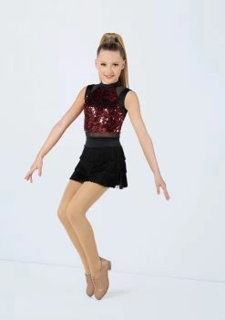 Weissman Burnin' Up -Dance Costume Store 13499 black cherry 9736 81196.1692401594