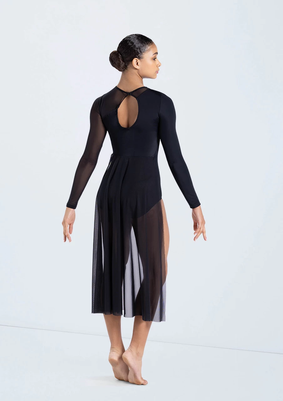 Weissman Long Sleeve Back Panel Leotard 4 Weissman Long Sleeve Back Panel Leotard - Image 2