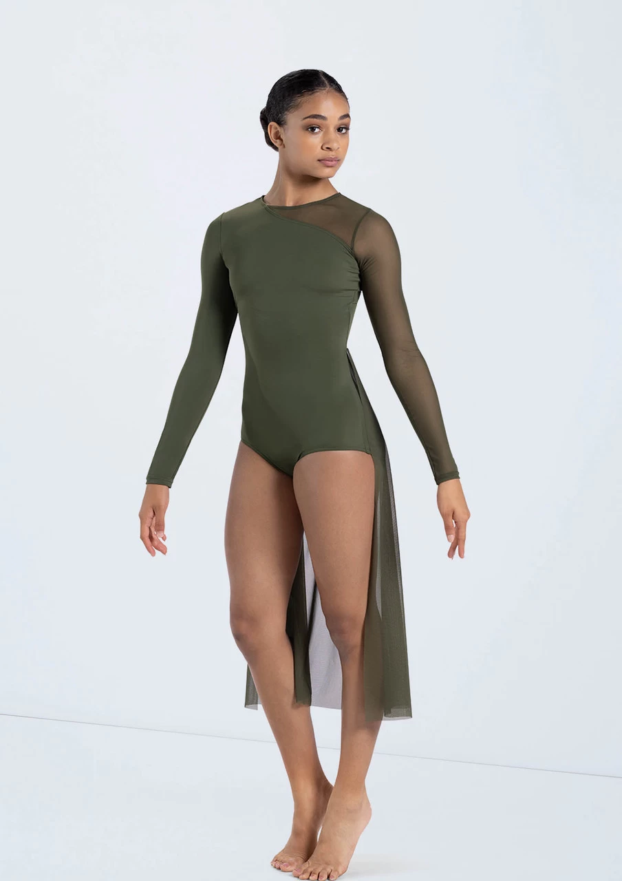 Weissman Long Sleeve Back Panel Leotard 8 Weissman Long Sleeve Back Panel Leotard - Image 6