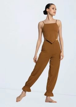 Weissman Camisole Scarf Top -Dance Costume Store 14432 camel 14435 camel 9040 59849.1698817156
