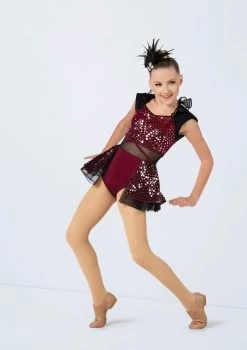 Weissman Queen -Dance Costume Store 14702 black cherry 688 82762.1692402626