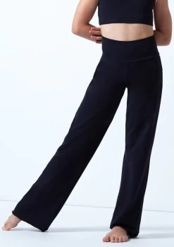 Intermezzo Teen High Waisted Wide Leg Pants -Dance Costume Store 5278 BLK FRONT 1T 74197.1698809390