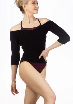 Intermezzo Jerleg Jumper -Dance Costume Store 6070 intermezzo jerleg jumper black front thumbnail T 35364.1698809390