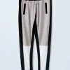 Weissman Color Block Jogger Pants 1 Weissman Color Block Jogger Pants -Dance Costume Store AH11232 heathergraywhite 2794 64260.1678890538