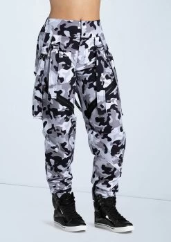 Weissman Camouflage Pop Star Pants 8 Weissman Camouflage Pop Star Pants -Dance Costume Store AH11515 gray 7544 20389.1678890566