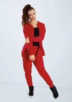 Weissman Boys Track Jacket -Dance Costume Store AH11975 red 0635 25408.1678890571