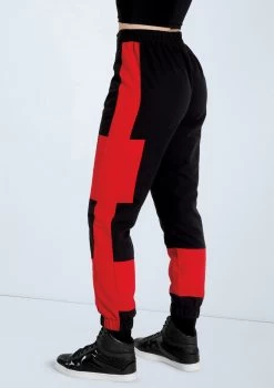 Weissman Colorblock Cargo Pants -Dance Costume Store AH11991 red 0796 53874.1678890632