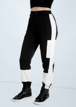 Weissman Colorblock Cargo Pants -Dance Costume Store AH11991 white 0799 36109.1698450167