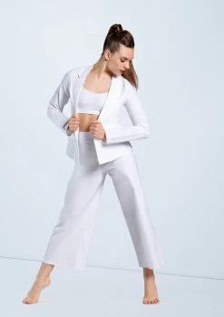 Weissman Stretch Suit Blazer -Dance Costume Store AH12576 white SH11076 white AH12577 white 69 22424.1678890655