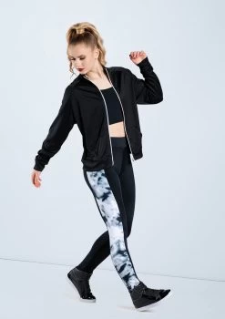 Weissman Zip-Front Track Jacket 9 Weissman Zip-Front Track Jacket -Dance Costume Store AH3319 black PL11941 white 551 23746.1698840275