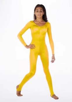 Alegra Shiny Blaine Catsuit 41 Alegra Shiny Blaine Catsuit -Dance Costume Store ALC0290 MAIN YEL 85900.1678871242