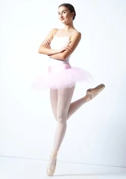 Alegra Pull On Practice Tutu -Dance Costume Store ALG0219 PNK FRONT 1 72031.1678872507