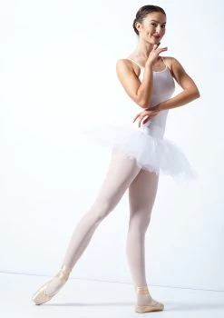 Alegra Pull On Practice Tutu -Dance Costume Store ALG0219 WHT FRONT 1 41664.1678872507