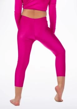 Alegra Girls Shiny Crop Leggings -Dance Costume Store ALP5206 MAIN MAG 81409.1678876136