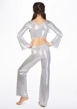 Alegra Girls Metallic Jazz Pant -Dance Costume Store ALP5208 MAIN MSL 43430.1678876143