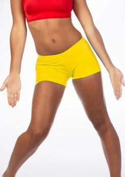 Alegra Shiny Hotpants 32 Alegra Shiny Hotpants -Dance Costume Store ALR0260S MAIN YEL 59911.1678876193