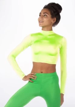 Alegra Shiny Raya Dance Top -Dance Costume Store ALS0267S MAIN FYE 41205.1678878211