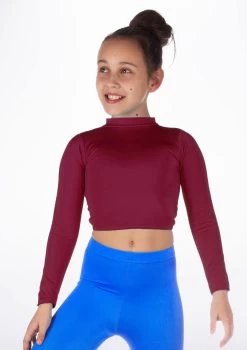 Alegra Girls Shiny Raya Dance Top -Dance Costume Store ALS5267 MAIN BUR 53169.1678878576
