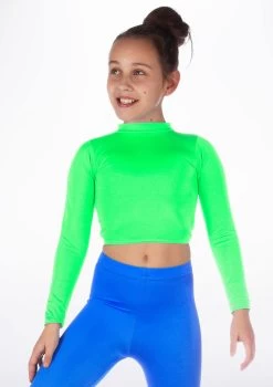 Alegra Girls Shiny Raya Dance Top -Dance Costume Store ALS5267 MAIN FGR 62224.1678878576