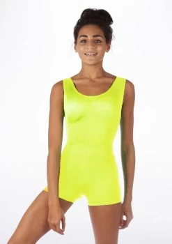 Alegra Shiny Hotpant Unitard -Dance Costume Store ALU0235 MAIN FYE 48986.1678879742