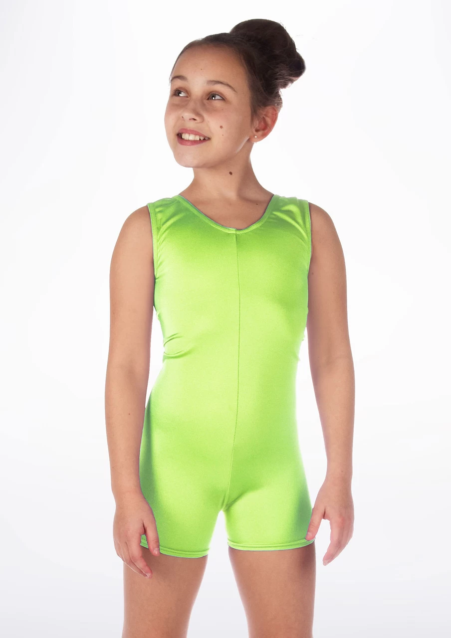 Alegra Girls Shiny Hotpant Unitard 19 Alegra Girls Shiny Hotpant Unitard - Image 17