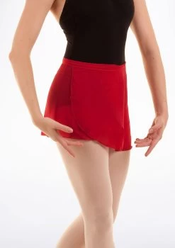 Bloch Professional Wrap Dance Skirt -Dance Costume Store BLR5130 MAIN RED 95375.1678926143