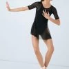 Weissman Tunic Side Slit Overdress -Dance Costume Store D10177 F Black 93199.1698450226