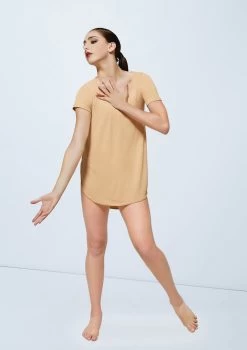Weissman Oversized Favorite Tee Dress 20 Weissman Oversized Favorite Tee Dress -Dance Costume Store D10565 newnude 736 77060.1678890769