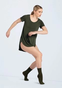 Weissman Oversized Favorite Tee Dress 26 Weissman Oversized Favorite Tee Dress -Dance Costume Store D10565 olive W775 olive 2616 10666.1678890769