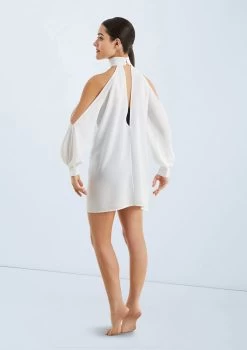 Weissman Open Sleeve Overdress 15 Weissman Open Sleeve Overdress -Dance Costume Store D10759 white 020 74091.1678890789