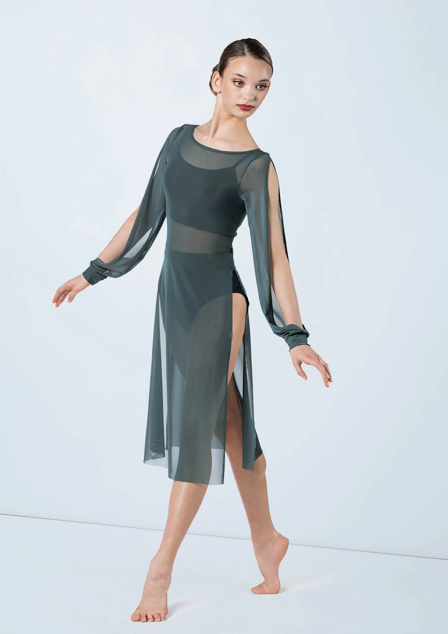 Weissman Spliced Blouson Overdress 3 Weissman Spliced Blouson Overdress