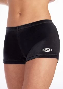 The Zone Smooth Velour Hipster Gymnastics Shorts 9 The Zone Smooth Velour Hipster Gymnastics Shorts -Dance Costume Store DSC0886 MAINT BLK T 54110.1695468670