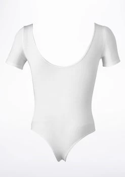 Freed RAD Mens Short Sleeve Thong Leotard -Dance Costume Store FRARNA CROP2M WHT 64136.1678927593