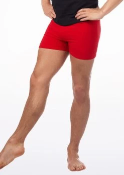 Intermezzo Pantalshort Mens Dance Shorts -Dance Costume Store IT5510 MAINT RED T 89508.1698809391