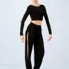 Weissman Knotted Back Crop Top 2 Weissman Knotted Back Crop Top -Dance Costume Store MJ12211 black MJ12237 black 2677 14051.1678891014