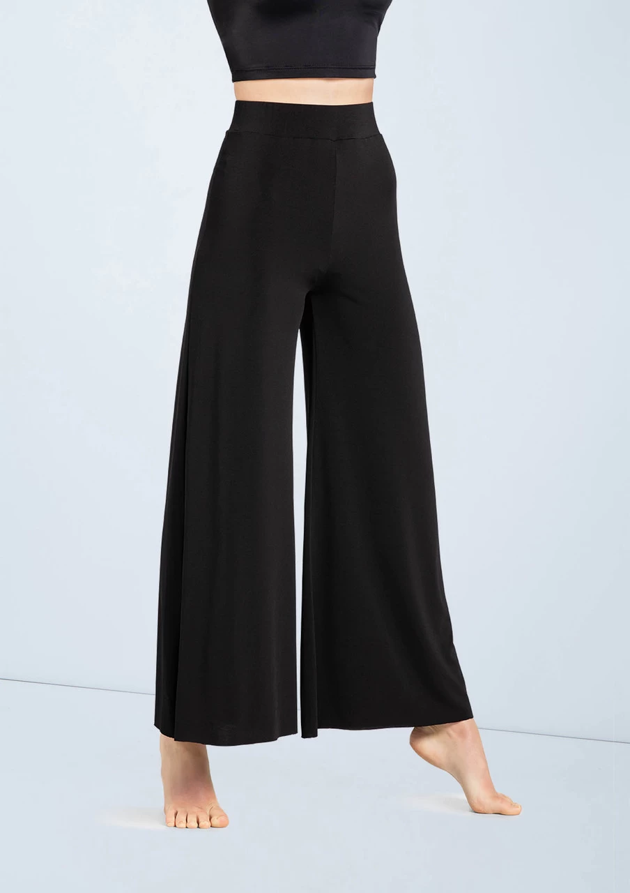 Weissman Wide Leg Matte Jersey Pants 4 Weissman Wide Leg Matte Jersey Pants - Image 2