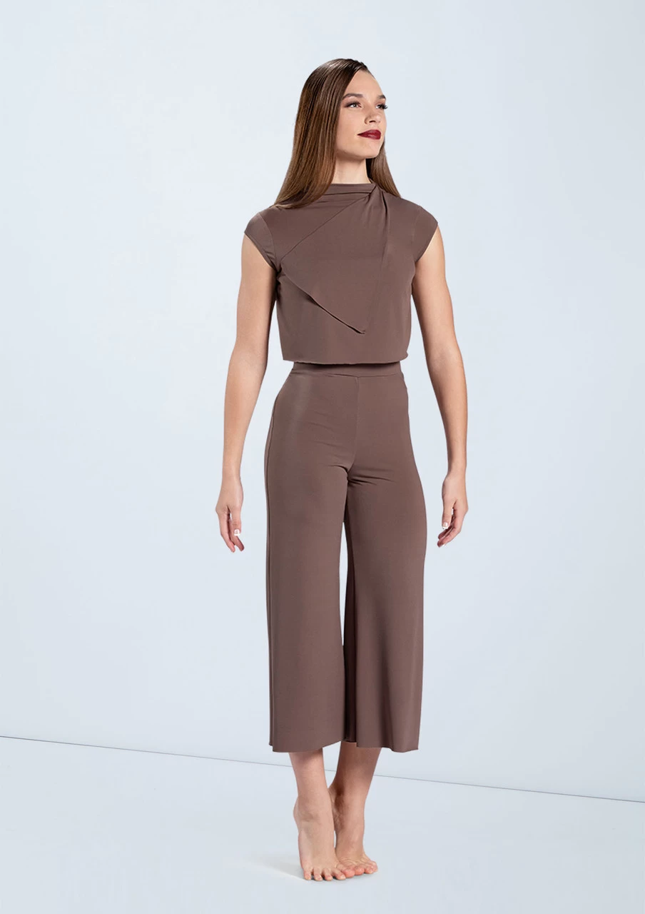 Weissman Matte Jersey Culottes 6 Weissman Matte Jersey Culottes - Image 4