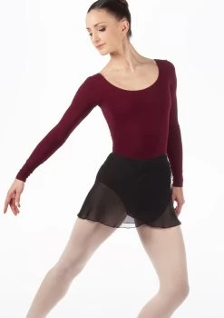 Move Dance Chloe Wrap Dance Skirt -Dance Costume Store MOR0006 MAINT BLK T 77219.1695433071