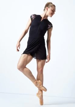 Move Dance Odile Sheer Mesh Wrap Skirt