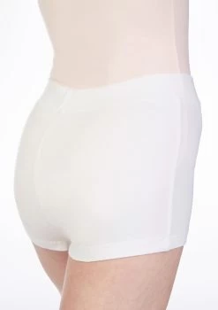 Move Dance Thalia Girls Dance Shorts -Dance Costume Store MOR5011 BMAIN WHT 30613.1688080914