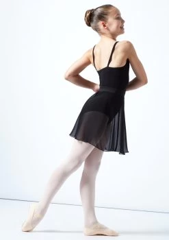 Move Dance Teen Adaline Chiffon Skirt -Dance Costume Store MOR5023 BLK BACK 1 67852.1678884758