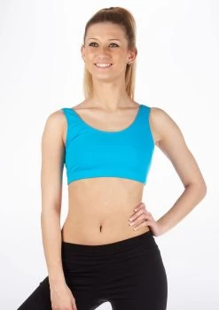 Move Dance Katie Bra Top -Dance Costume Store MOZ0227 CROP2 BLU 74535.1678884893