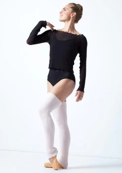 Move Dance Spirit Mesh Long Sleeve Crop Top