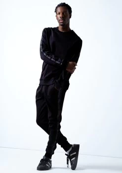 Move Dance Men's Groove Dance Jumper -Dance Costume Store MOZ0620 BLK FRONT 2 67055.1678885050