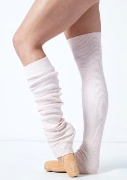 Move Dance Brisé Knit Ribbed Legwarmers -Dance Costume Store MOZ0723 PNK SIDE 1T 98102.1694686119