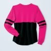 Weissman Oversized Color Block Top -Dance Costume Store PT10418 lipstick 11584 33752.1678891423