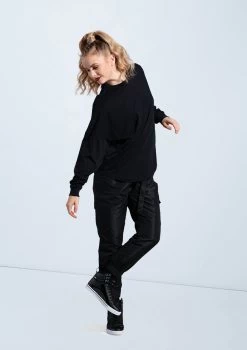 Weissman Long Sleeve Tee -Dance Costume Store PT12725 black AH12406 black 801 47198.1698840510