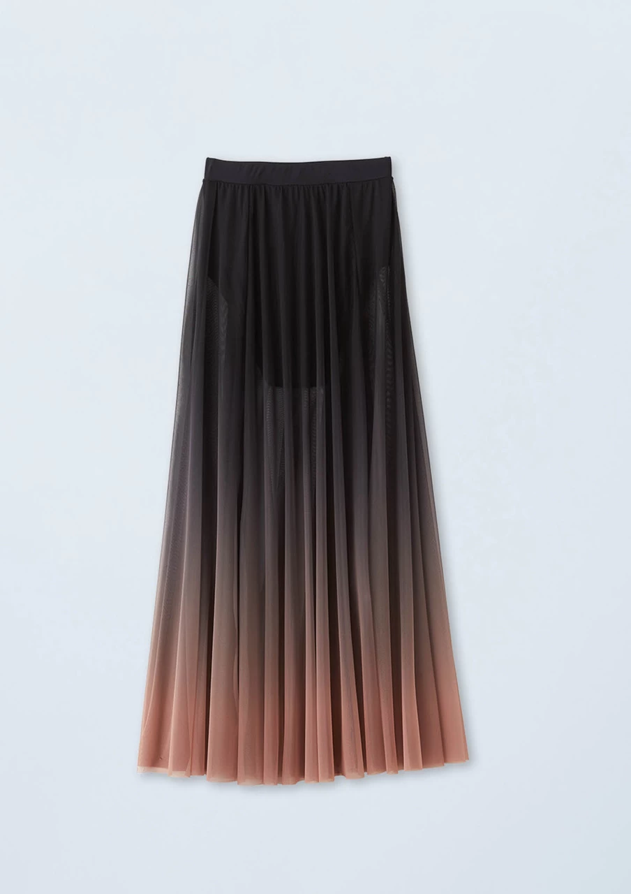 Weissman Ombre Mesh Maxi Skirt 7 Weissman Ombre Mesh Maxi Skirt - Image 5